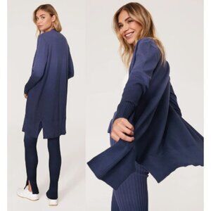 CENTRAL PARK WEST New York Swinton Cardigan Ombre Blue Women's Size Medium